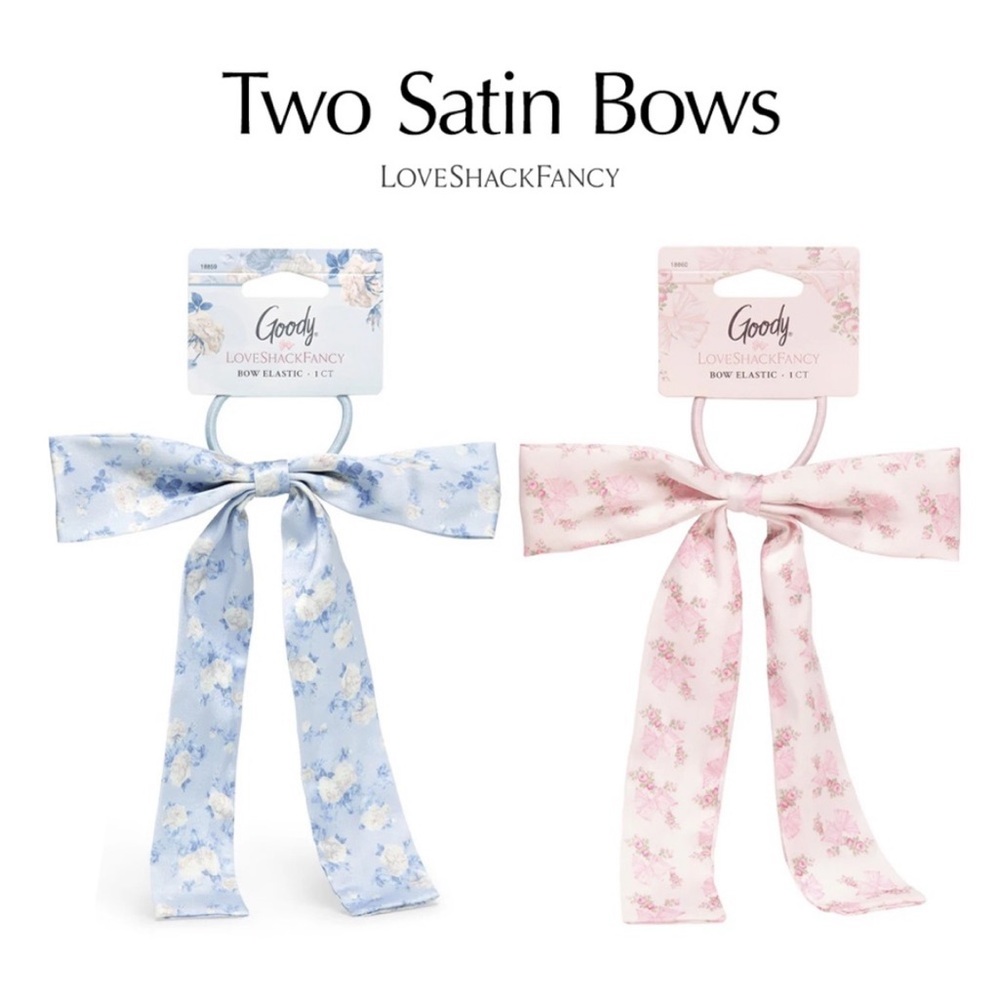 LOVESHACKFANCY Ruffle Bows Blue and Pink